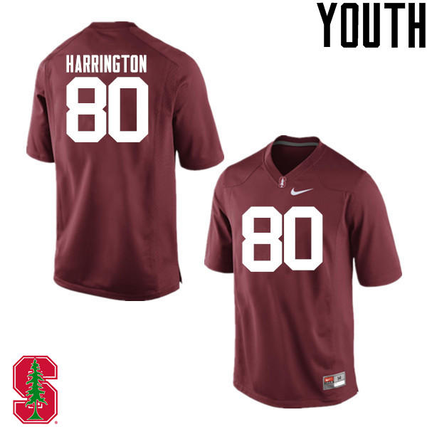 Youth Stanford Cardinal #80 Scooter Harrington College Football Jerseys Sale-Cardinal - Click Image to Close